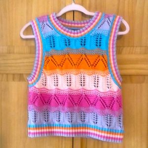 Zara knit vest/tank top